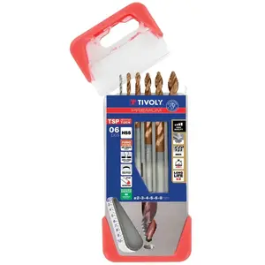 Comparateur de prix : Coffret 6 forets métaux HSS - Ø 2- 3- 4- 5- 6- 8 mm - Tivoly