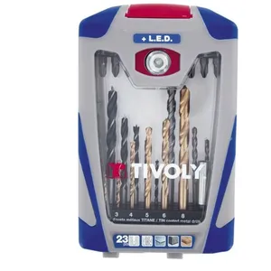 Comparateur de prix : Tivoly - Coffret ranger 24 pièces -Mixtes Perçage Métal / Béton / Bois + Vissage