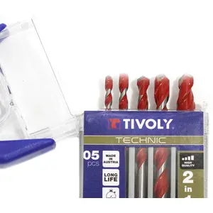 Comparateur de prix : TIVOLY Coffret de 6 forets technic multimatériau, Diam.2 à 8 mm 10.91307