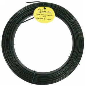 Comparateur de prix : Centrale Brico Fil de grillage - Non spécifié - L50m - Ø2,4mm - Acier galvanisé - Vert