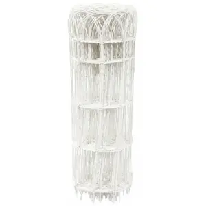 Filiac - Bordure parisienne grillage plastifié blanc H.0,9 m - l. 10 m pas cher