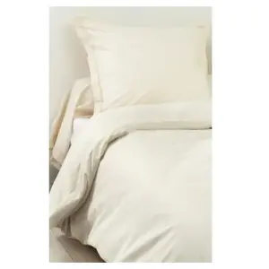 Tradilinge Housse de Couette Unie en 100 % Coton (260x240 cm - Ecru) pas cher