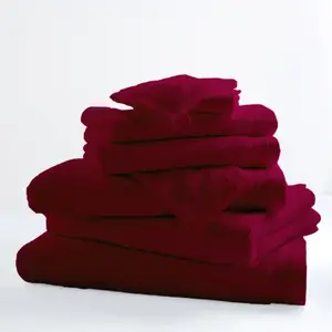 Lot de 6 gants de toilette coton peigné Douceur TRADILINGE Coton pas cher