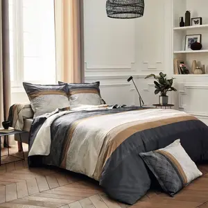 Comparateur de prix : Non communiqué Drap housse satin Tiago Noir TRADILINGE , sable-140 x 190 cm-