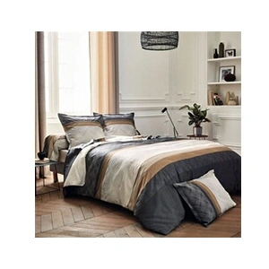 Comparateur de prix : Drap housse satin Tiago Noir TRADILINGE , sable-160 x 200 cm-