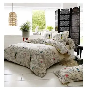 Tradilinge Housse de couette faune et flore (200x200 cm - Ecru) pas cher