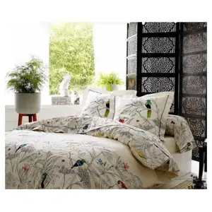 Comparateur de prix : Tradilinge Drap plat faune et flore (240x310 cm - Ecru)