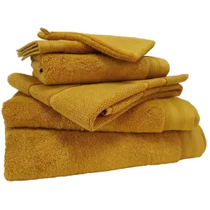 Lot de 6 gants de toilette coton peigné Douceur TRADILINGE Coton pas cher