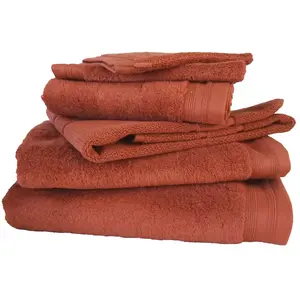 Lot de 6 gants de toilette coton peigné Douceur TRADILINGE Coton pas cher