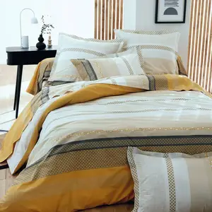 Comparateur de prix : Taie d'oreiller percale Marlow Miel TRADILINGE-65 x 65 cm-