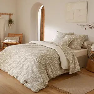 Taie d'oreiller coton Séréna chanvre TRADILINGE 50 x 70 cm Coton pas cher