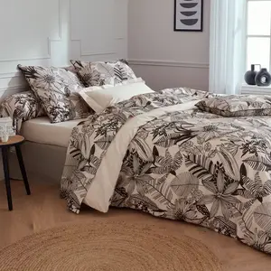 Comparateur de prix : Taie d'oreiller percale Alba noir TRADILINGE 65 x 65 cm Coton