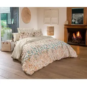 Housse de couette coton Evasion pêche TRADILINGE 260 x 240 cm Coton pas cher