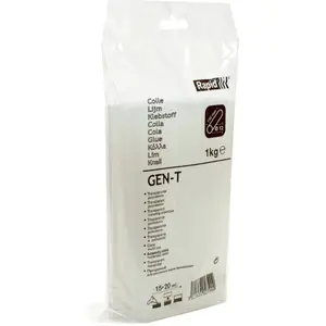 Comparateur de prix : Colle gen-t Ø12mm - 1kg Spécialisée Transparente - Sachet - (40302799) - Rapid