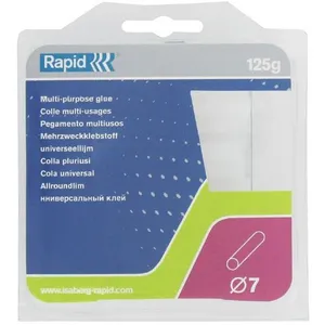 Comparateur de prix : Bâtons de colle multi-usages - RAPID - 7 mm - transparents - 125 g