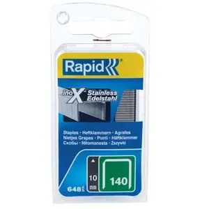 Comparateur de prix : RAPID Agrafes N°140/10 en fil plat inoxydable