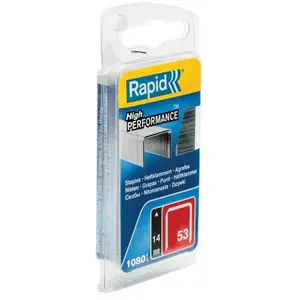 Rapid - Agrafes en fil fin n°53/14mm - Blister 1080 - (40109506) pas cher