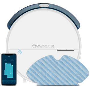 Rowenta Explorer Serie 60 RR7447WH - Aspirateur - robot - sans sac - blanc