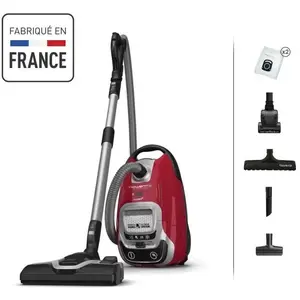 Aspirateur avec sac Rowenta Silence Force RO7473EA 400 W Noir et Rouge pas cher