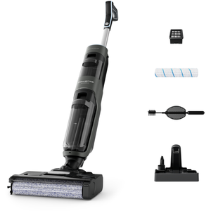 Comparateur de prix : Rowenta X-Clean 4 Aspirateur laveur sans fil, Aspiration et lavage simultanés pour gagner du temps