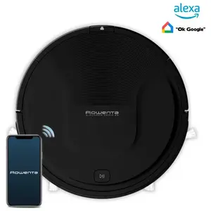 Rowenta X-Plorer Serie 45 RR8225WH - Aspirateur - robot - sans sac - noir