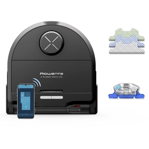 Comparateur de prix : Rowenta X-Plorer Serie 220 Aspirateur Robot Laveur, Modèle Animal & Allergy, Brosse Animal XL, Serpillière vibrante XL, 5600 Pa, Évitement des Obstacles RR9475WH