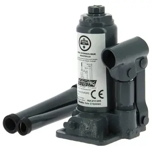 Comparateur de prix : PRECISION STEEL Cric hydraulique bouteille 2T