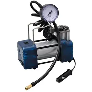Comparateur de prix : Compresseur À Air 12v Avec Manomètre Homologué Precision Steel