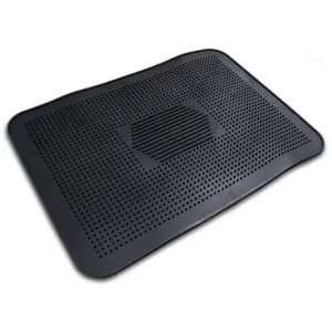 Carrefour RED SIGN Tapis de sol universel Unitaire Noir Caoutchouc 35.0 cm x 50.0 cm (Ref: 463 478) pas cher