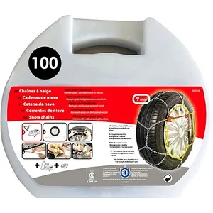 Comparateur de prix : Premier prix Chaînes à neige métalliques - Croisillons en X- 100