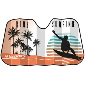 Comparateur de prix : LONGBOARD 078081 Pare soleil Pare-Brise Voiture, Aluminium Isolant, L : 130x70 cm