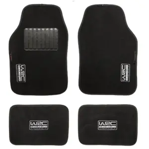 Comparateur de prix : WRC 4 Tapis Universels en Moquette Velours Noir