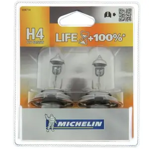 Comparateur de prix : MICHELIN Life +50% 2 H4 12V 60/55W
