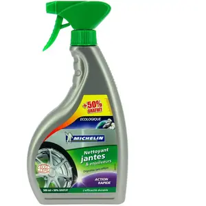 MICHELIN Nettoyant jantes écologique +50%, 500ml + 250ml pas cher