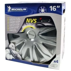 Comparateur de prix : MICHELIN 4 enjoliveurs 16" Chromé NVS42