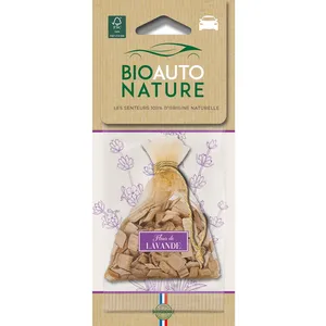 AUTO NATURE sachet copeaux bois. Lavande &amp  ro - désodorisant voitureVendu parnorauto