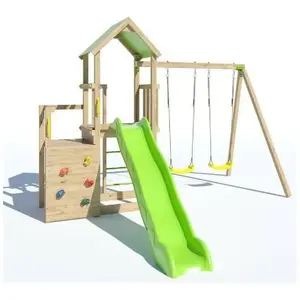 Comparateur de prix : Aire de jeux en bois ULTRA XPERIENCE TRIGANO - 8 enfants