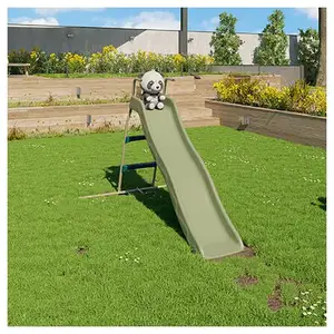 Comparateur de prix : Toboggan ZAZOU vert pale 3-8 ans 1,7 m Trigano
