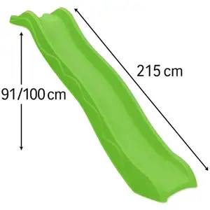 Comparateur de prix : Glissière toboggan verte 2,15 m - Trigano