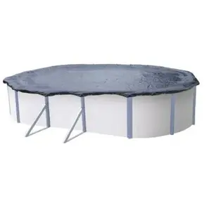 TRIGANO Bâche d'hiver pour Piscine Métal Ou Résine Ovale 7,7 M X 4,1 M pas cher