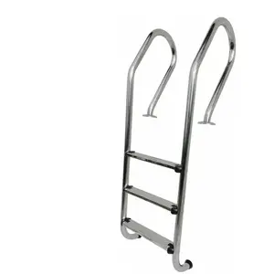 trigano Echelle inox 3 marches pour piscine boisVendu parcdiscount