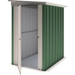 M&s - Abri de jardin métal vert Yardmaster 1,5 m² + kit d'ancrage pas cher