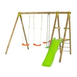 Comparateur de prix : PicWic Toys Trigano - Balançoire en bois 2,30 m Topwood tutti - 6 enfants