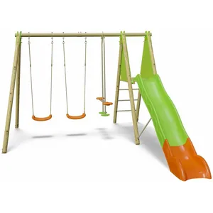 Station de jeux Techwood OPTIMA Trigano 2,30 m avec tobogganVendu parvertbaudet