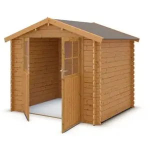 trigano Arbena - Abri de jardin Leto - bois marron - 4,9 m² pas cher