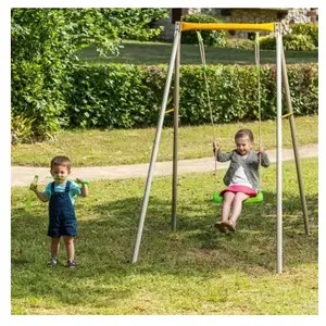 Comparateur de prix : Portique métal - 1,90m - 1 balançoire ALLEGRO TRIGANO