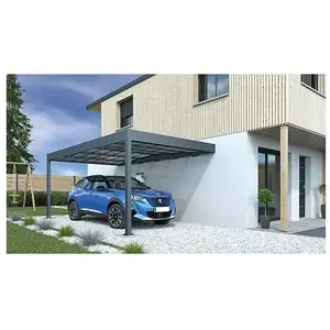 Carport adossé aluminium Trigano - LIBECCIO WALL - 16 m²Vendu parcdiscount