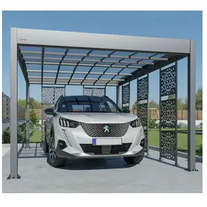 Carport aluminium Trigano - LIBECCIO + 5 claustras - 16 m²Vendu parcdiscount