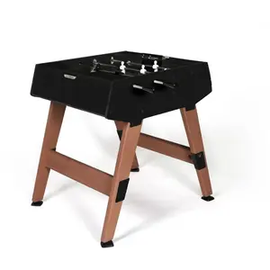 Cornilleau Babyfoot extérieur en stratifié massif noir et bois 90x111c... pas cher