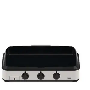 Comparateur de prix : Plancha gaz Eno 80 Enosign inox et noir 3 brûleurs 69 x 40 ENO